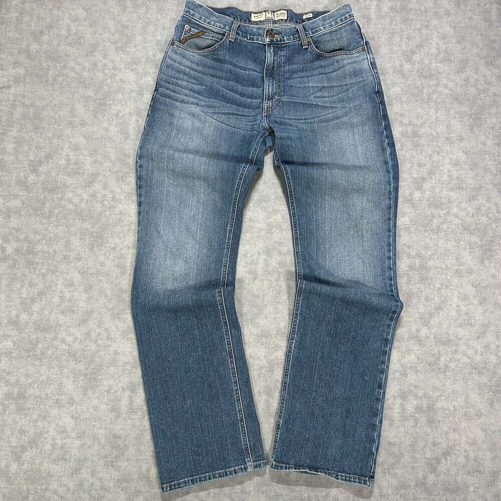 Ariat M4 Relaxed Bootcut Jeans Mens 34x36 Kilroy Wash Stretch Denim 10022676